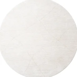 Nica vloerkleed Crème Rond 240x240cm