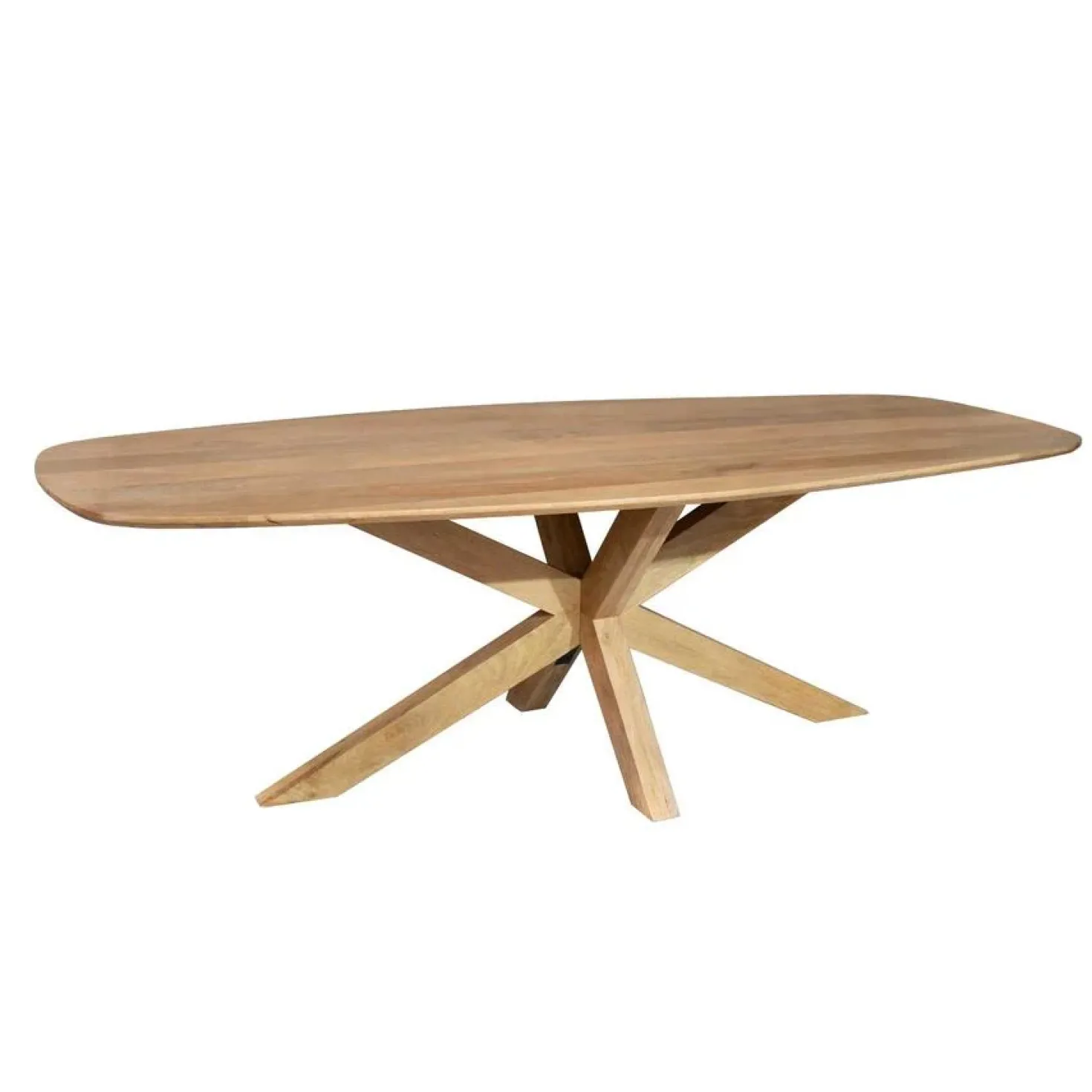 Nicole Eettafel Deens ovaal Mangohout 240 cm