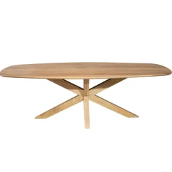 Nicole Eettafel Deens ovaal Mangohout 240 cm