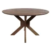Nikki Eetkamertafel rond Acaciahout bruin 130 cm