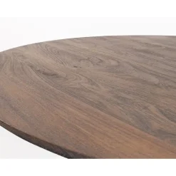 Nikki Eetkamertafel rond Acaciahout bruin 150 cm