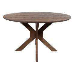 Nikki Eetkamertafel rond Acaciahout bruin 150 cm