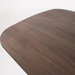 Nikki Eettafel deens ovaal Bruin Acaciahout bruin 200 cm