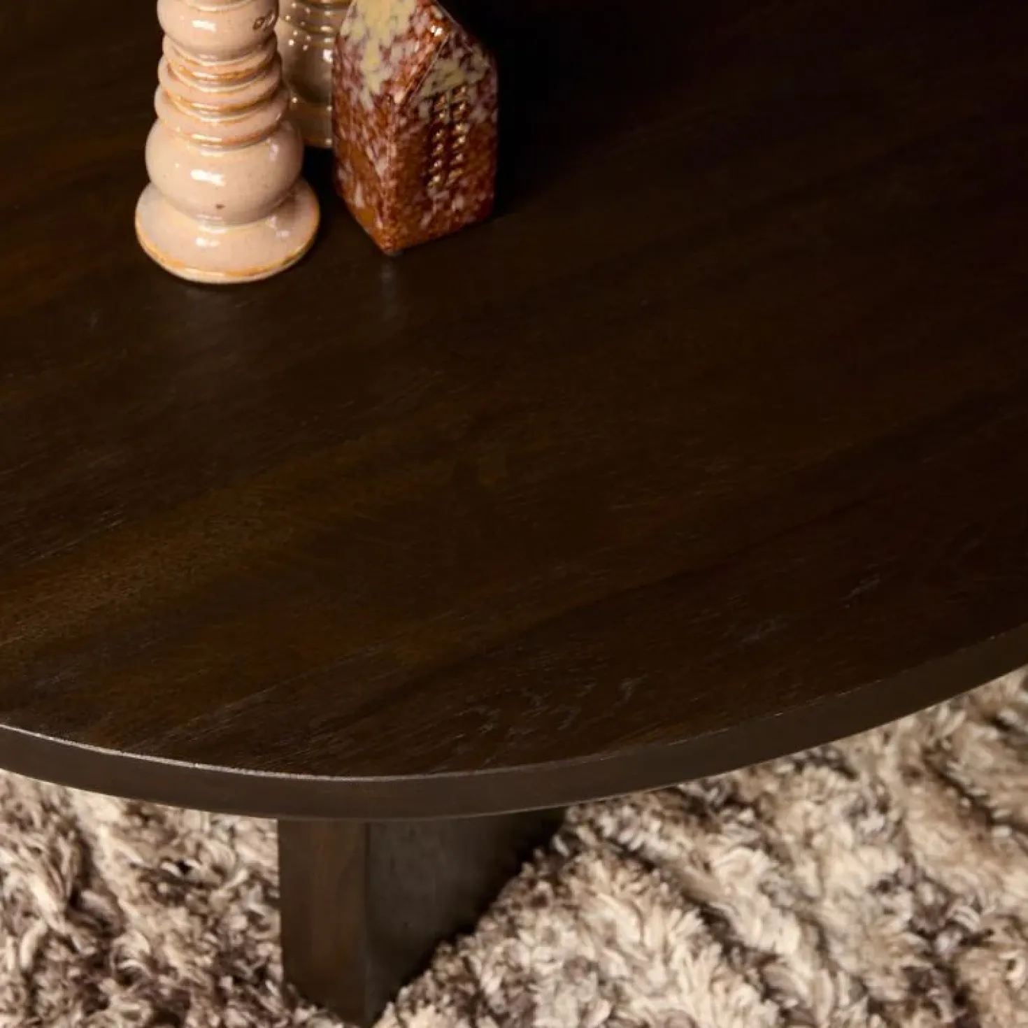 Niko Salontafel Organisch Bruin Eiken 130cm