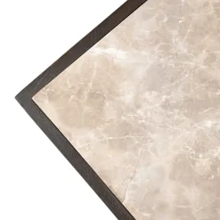 Nilo Salontafel vierkant Bruin Marmer 80 cm