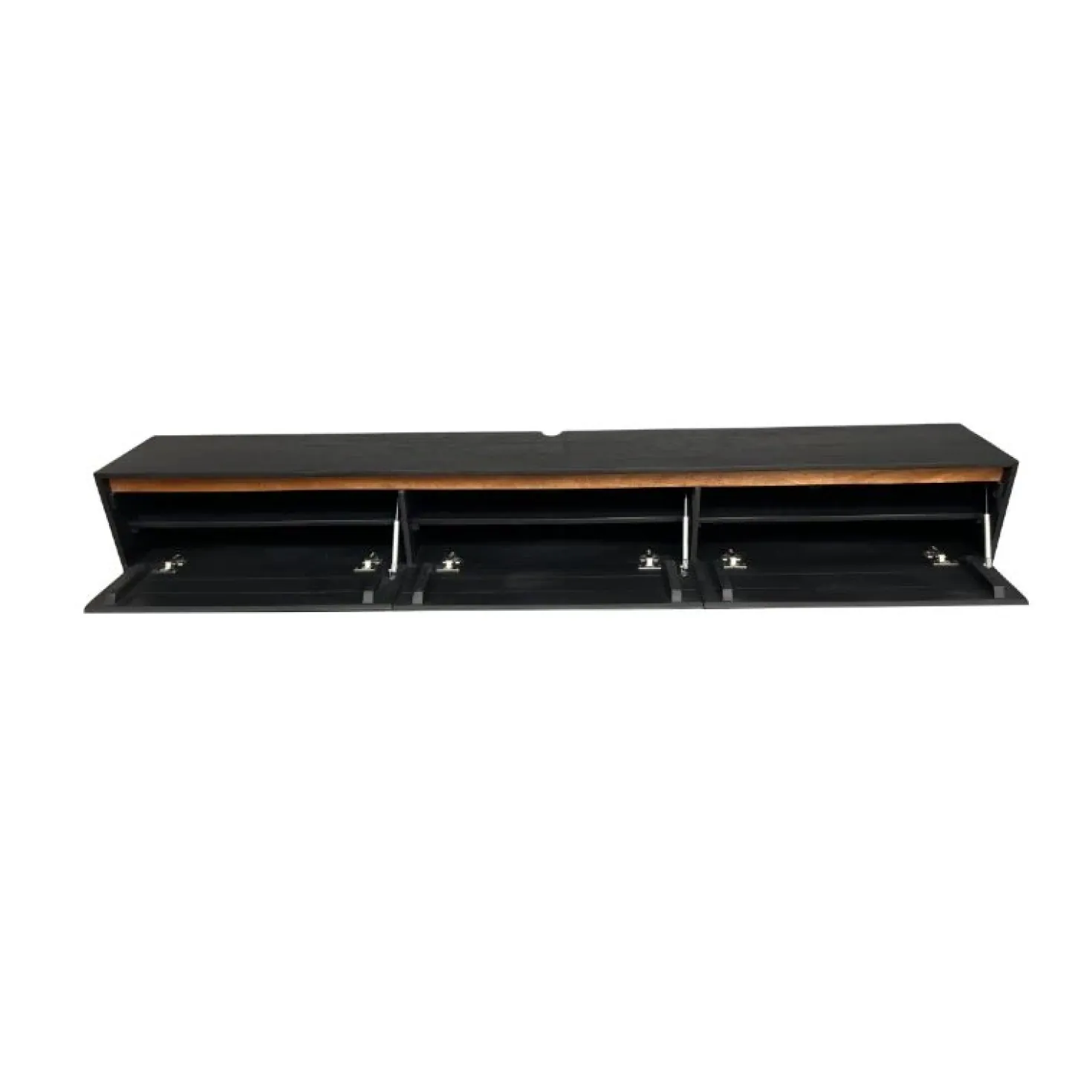 Nils Zwevend Tv meubel zwart 240cm