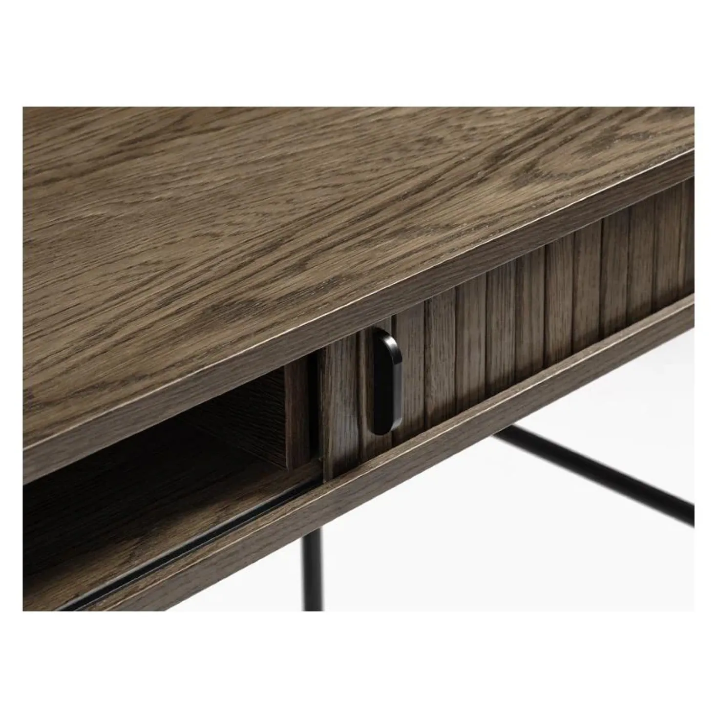 Nita bureautafel donkerbruin 120cm