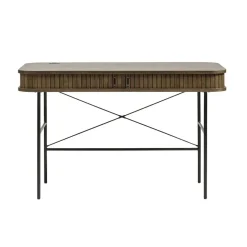 Nita bureautafel donkerbruin 120cm