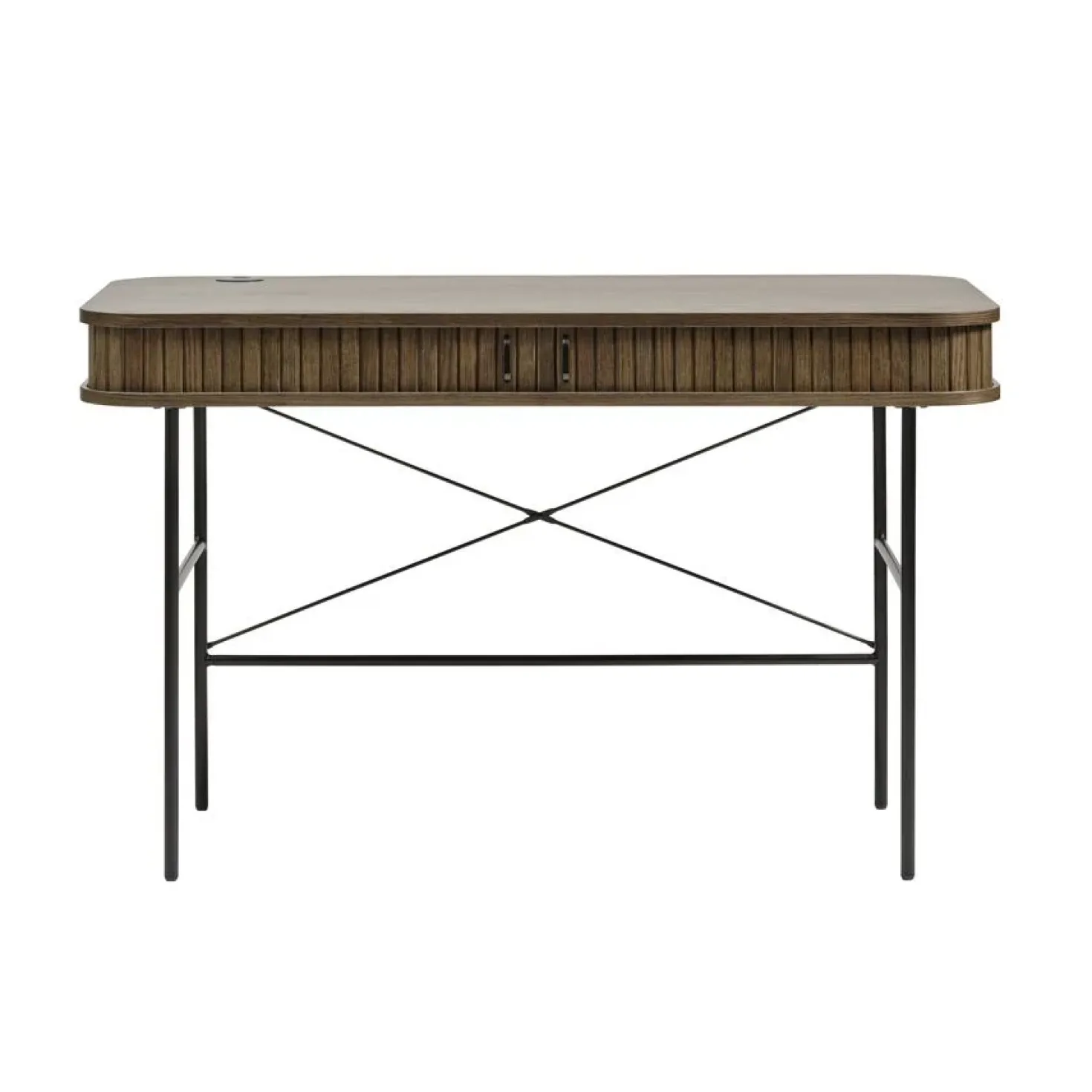 Nita bureautafel donkerbruin 120cm