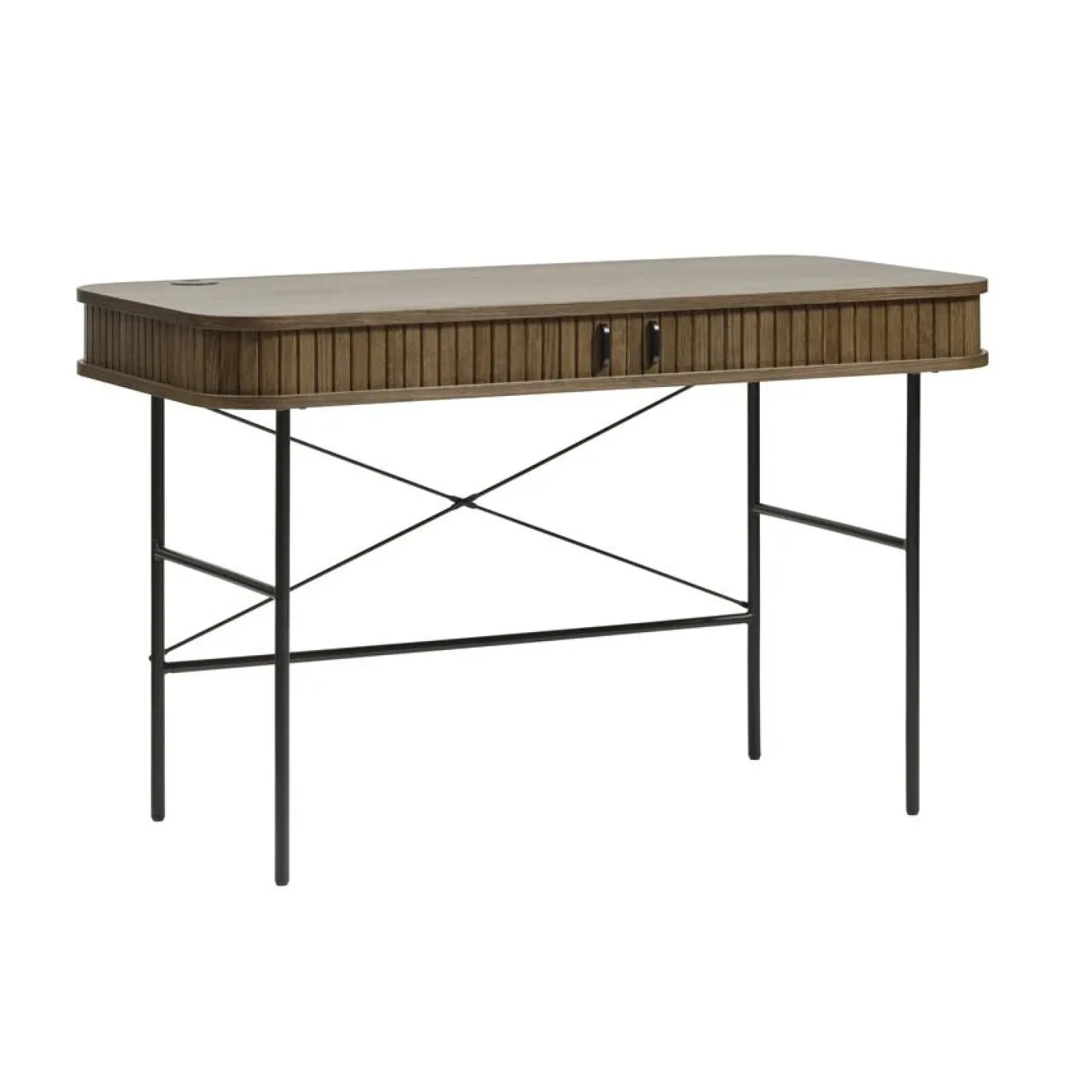 Nita bureautafel donkerbruin 120cm