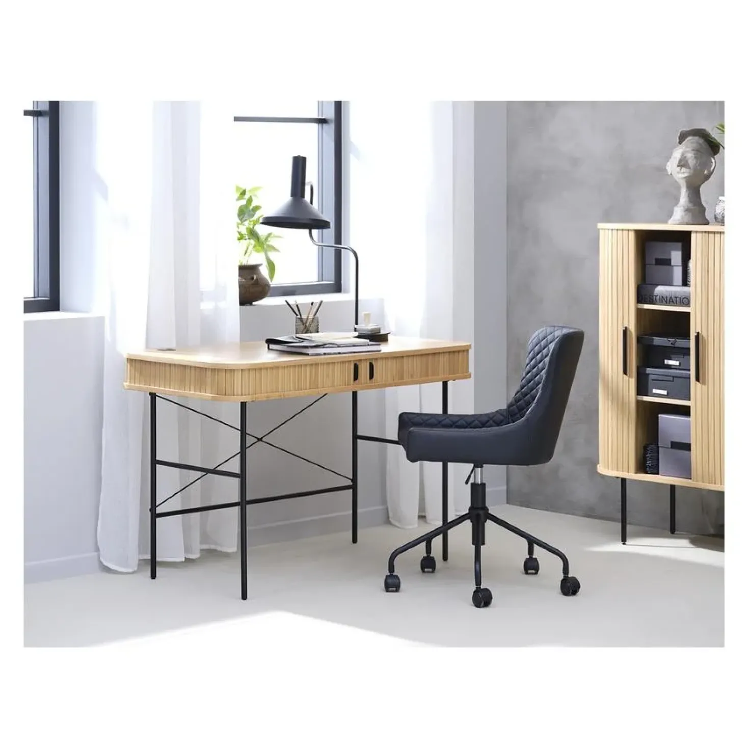 Nita bureautafel naturel 120cm