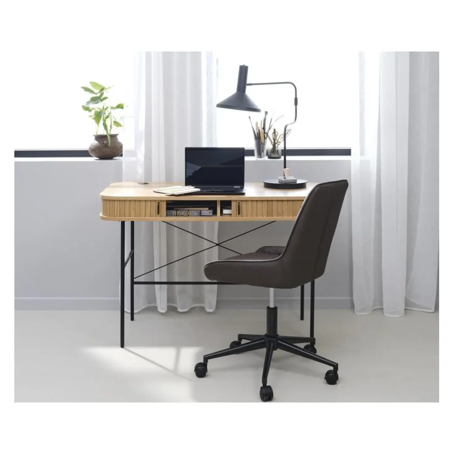 Nita bureautafel naturel 120cm