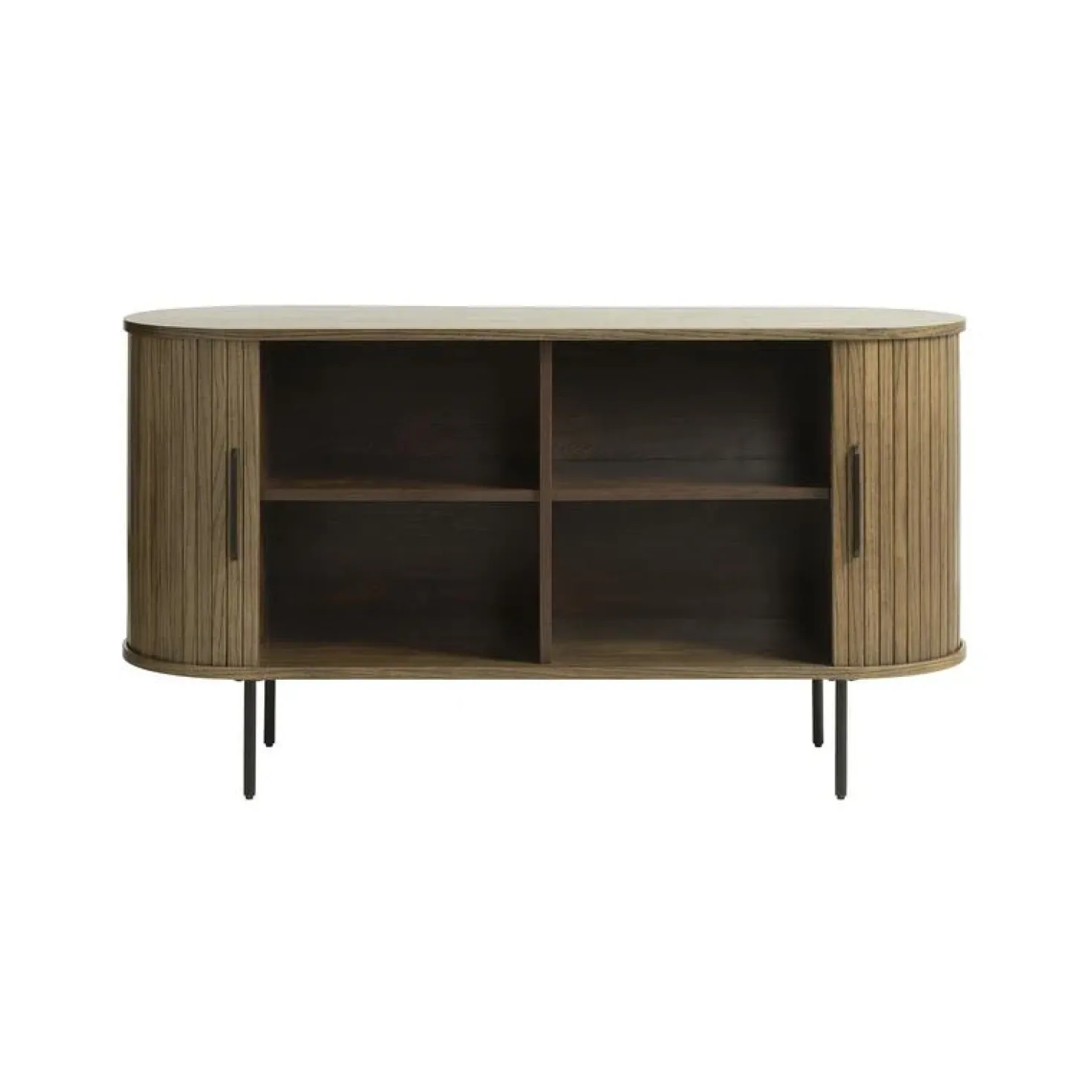 Nita dressoir donkerbruin 140cm