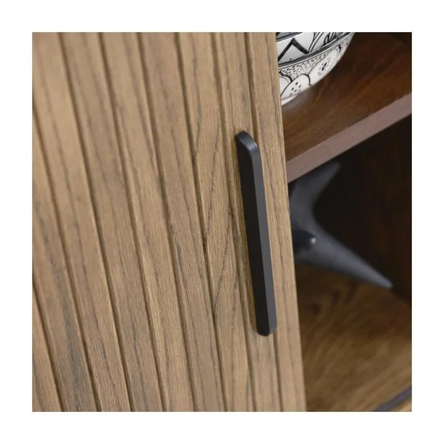 Nita dressoir donkerbruin 140cm
