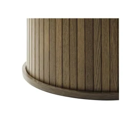 Nita eettafel donkerbruin 120cm