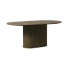 Nita Eettafel donkerbruin 180 cm ovaal