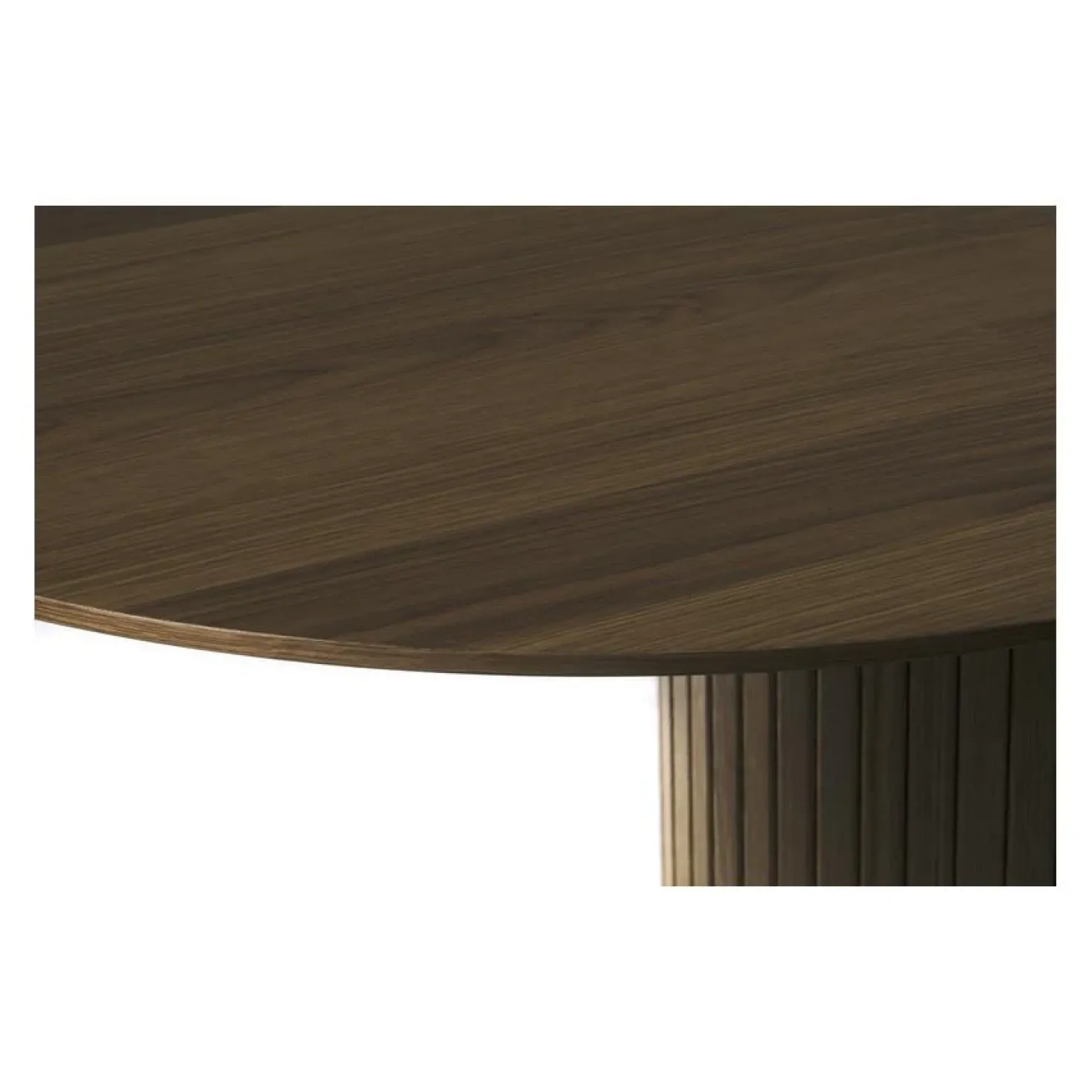 Nita Eettafel donkerbruin 180 cm ovaal