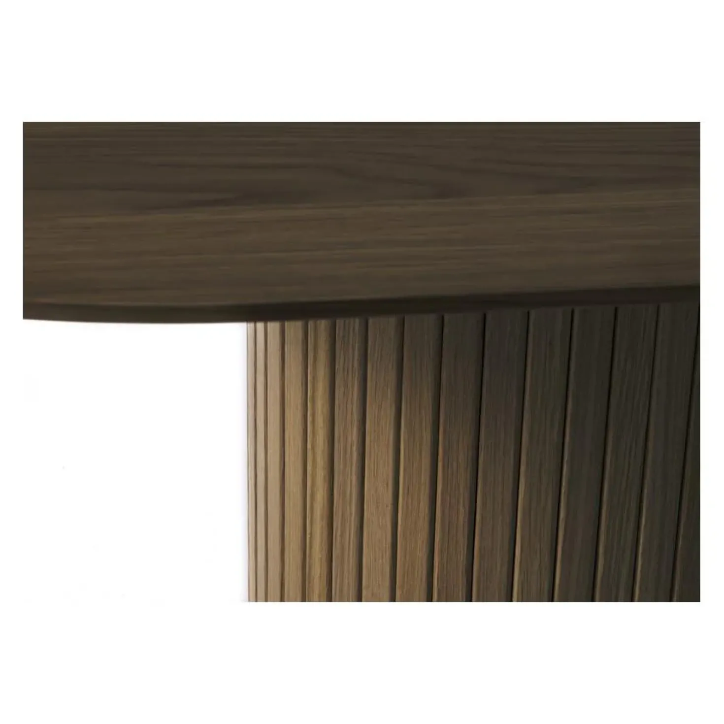 Nita Eettafel donkerbruin 180 cm ovaal