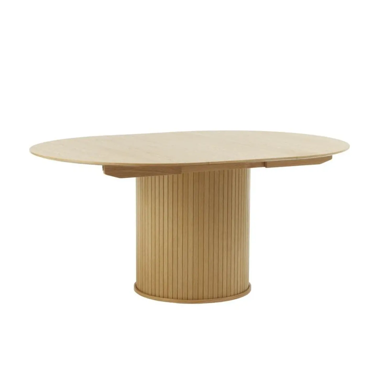 Nita Eettafel rond uitschuifbaar Naturel 120-167 cm