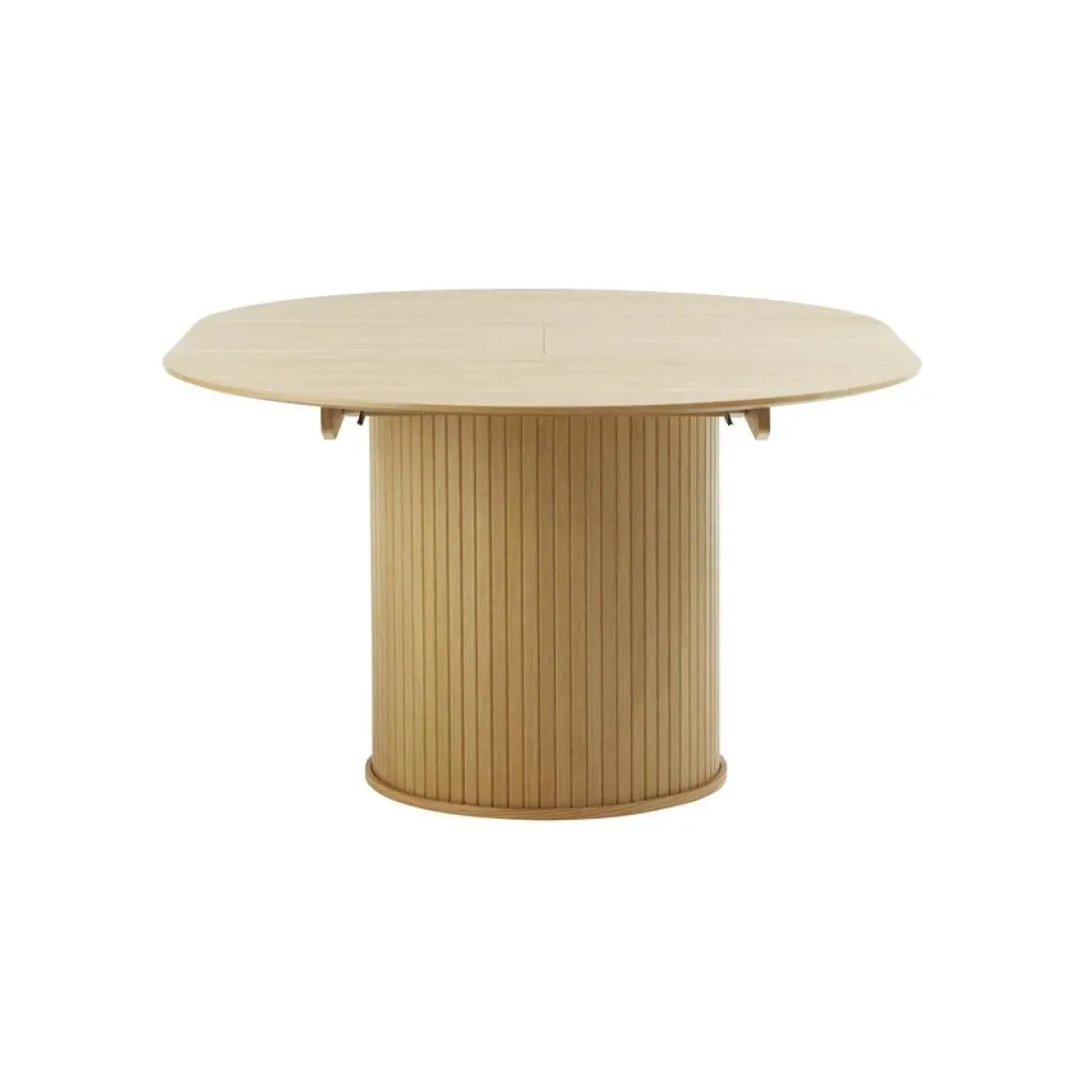 Nita Eettafel rond uitschuifbaar Naturel 120-167 cm
