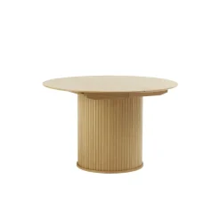 Nita Eettafel rond uitschuifbaar Naturel 120-167 cm