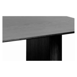 Nita Eettafel zwart deens ovaal 190cm