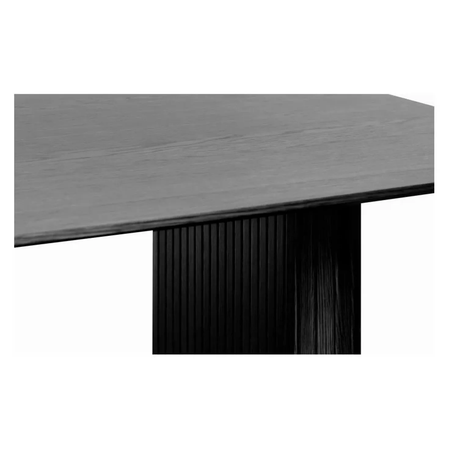 Nita Eettafel zwart deens ovaal 190cm