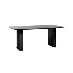 Nita Eettafel zwart deens ovaal 190cm