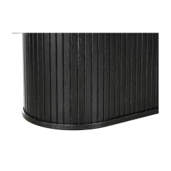 Nita ovale uitschuifbare eettafel zwart 180-230cm