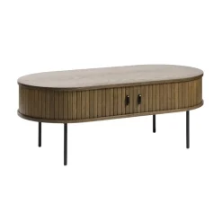 Nita salontafel donkerbruin 120cm