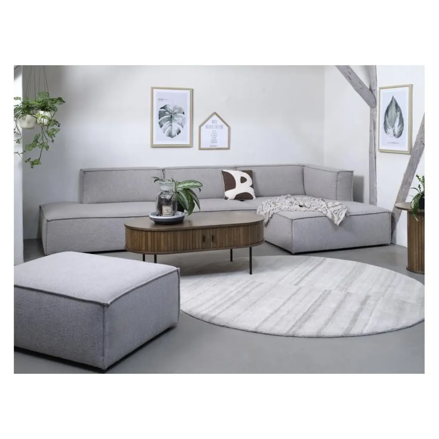 Nita salontafel donkerbruin 120cm