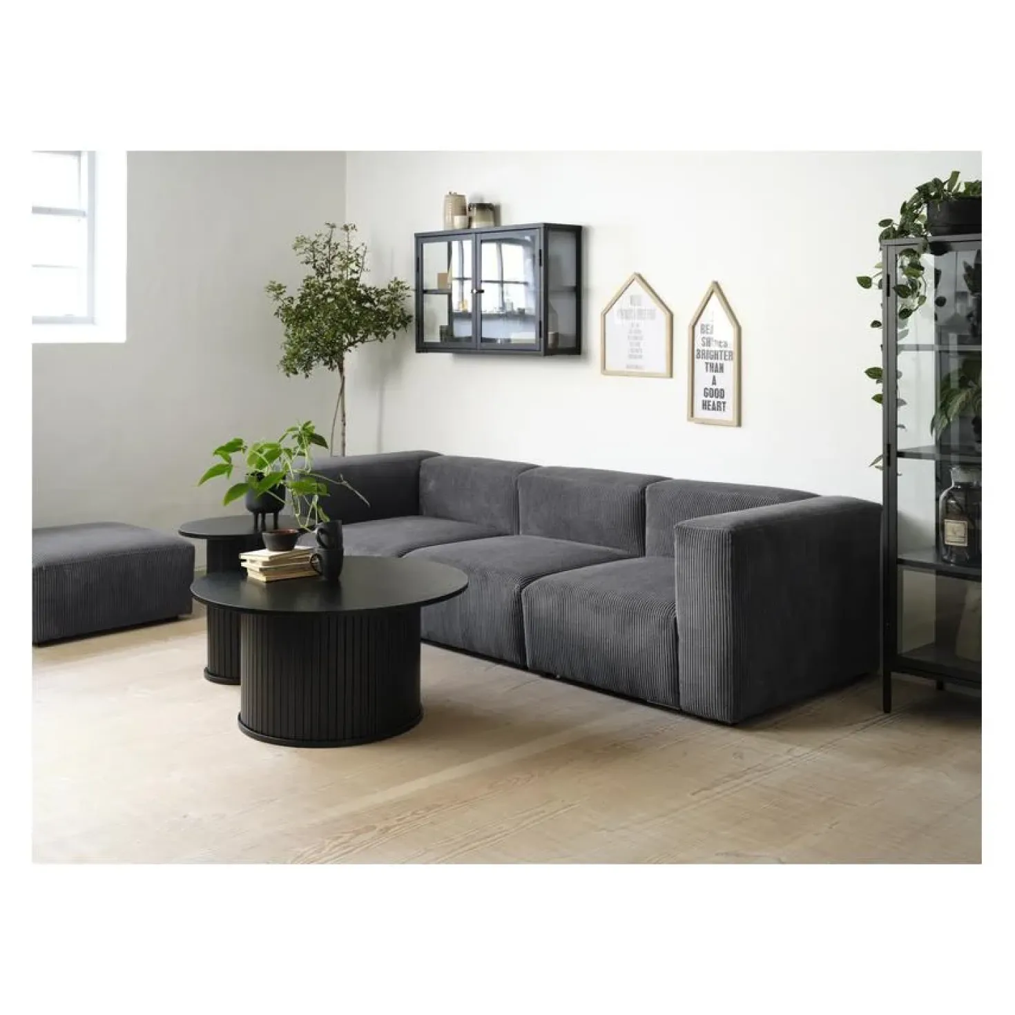 Nita salontafel zwart 90cm