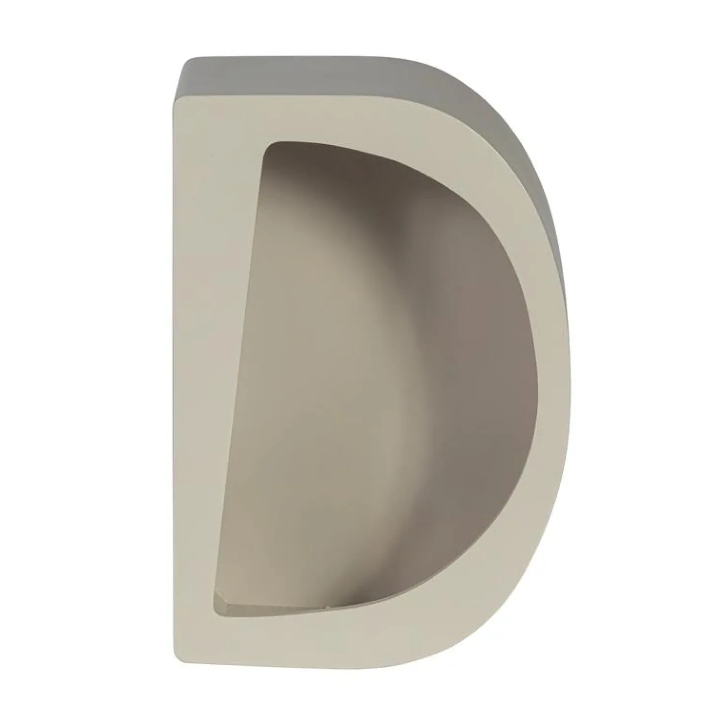 Noam Wanddeco Halfrond Hout Dust 24cm