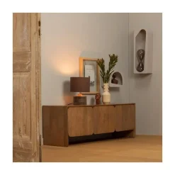 Noam Wanddeco Langwerpig Hout Dust 24cm