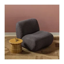 Nomu Fauteuil chenille Antraciet
