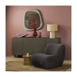 Nomu Fauteuil chenille Antraciet