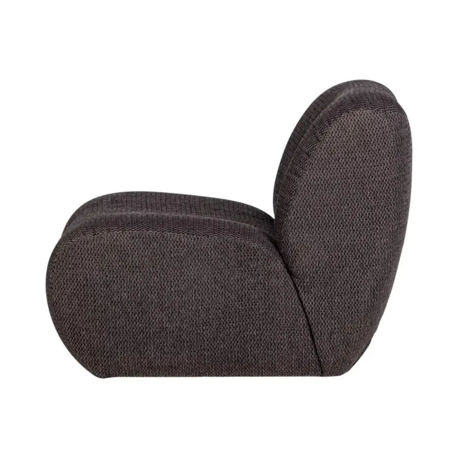 Nomu Fauteuil chenille Antraciet