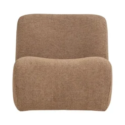 Nomu Fauteuil chenille Lichtbruin