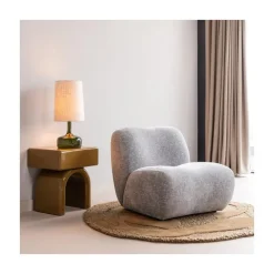 Nomu Fauteuil velvet Lichtblauw