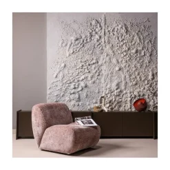 Nomu Fauteuil velvet Lichtroze