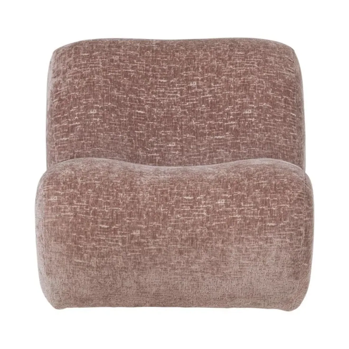 Nomu Fauteuil velvet Lichtroze
