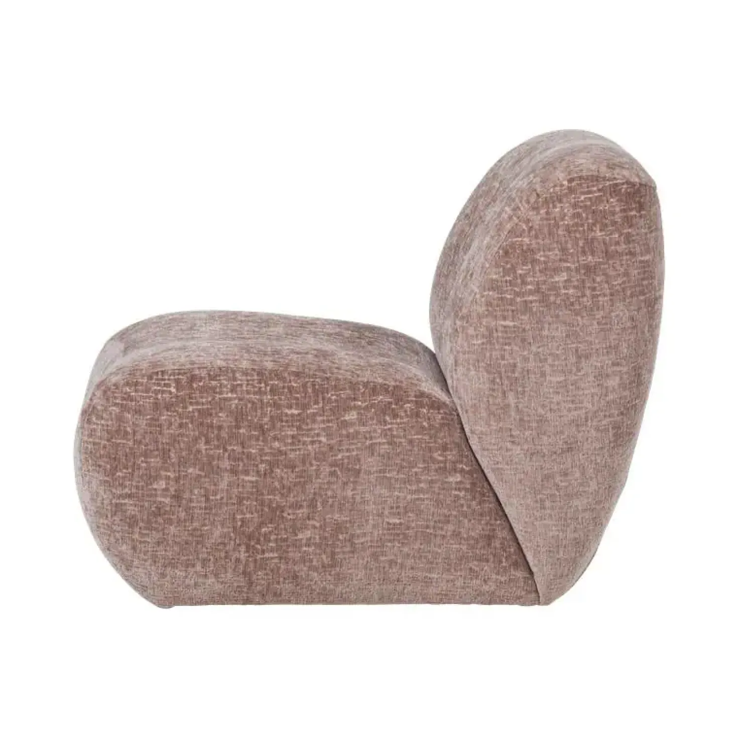 Nomu Fauteuil velvet Lichtroze