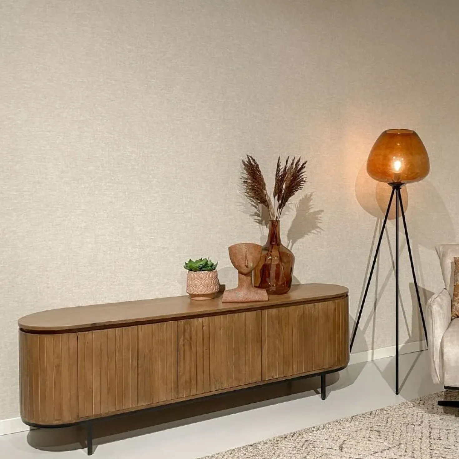 Noor tv-meubel 170cm naturel