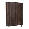 Noor wandkast 115 cm walnoot