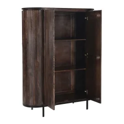 Noor wandkast 115 cm walnoot