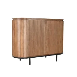 Noor wandkast laag 115cm naturel