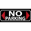 No Parking - metalen bord