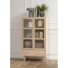 Nordvik Vitrinekast Naturel 80cm