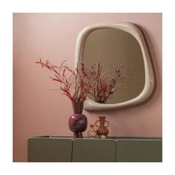 Norea Spiegel Hoogglans Zand 90cm