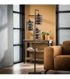 Norvel vloerlamp 3-lichts
